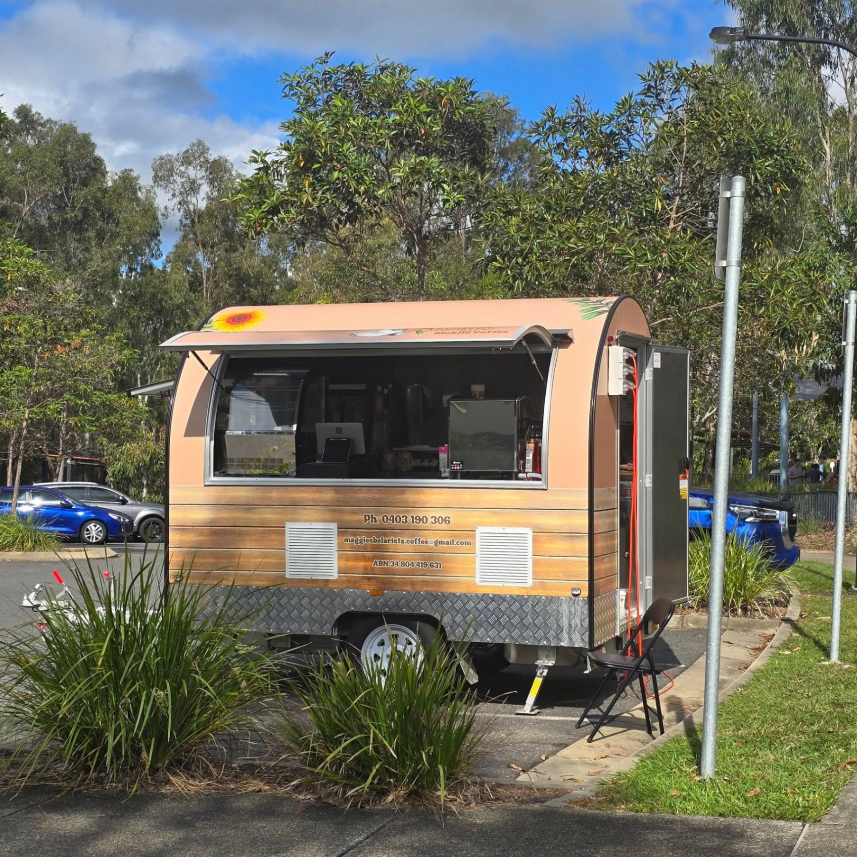 Maggie's Belarista mobile coffee van